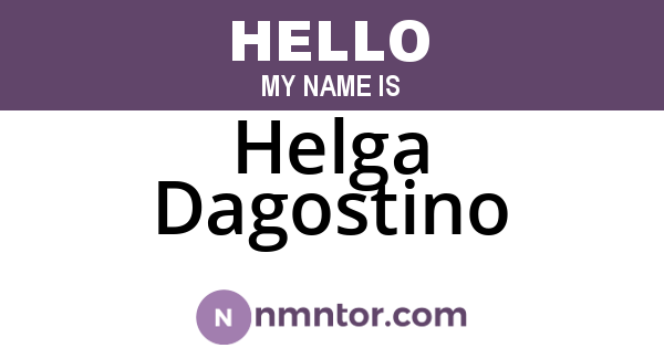 Helga Dagostino