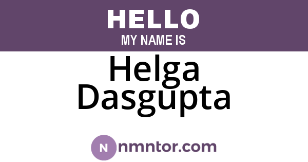 Helga Dasgupta