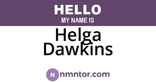 Helga Dawkins