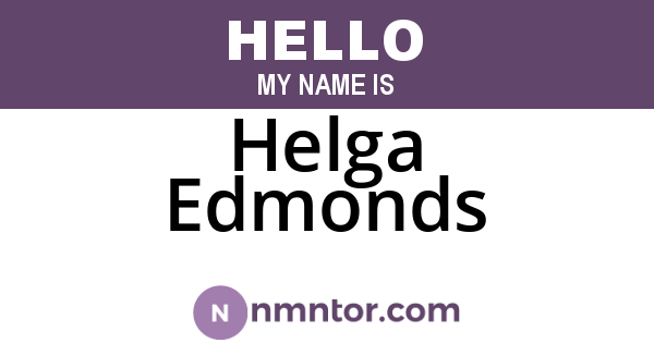 Helga Edmonds