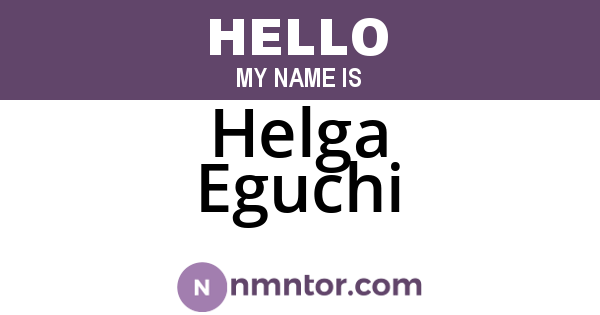 Helga Eguchi
