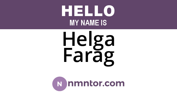 Helga Farag