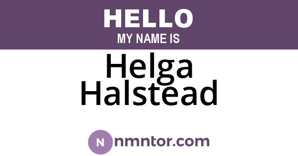 Helga Halstead