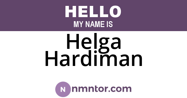Helga Hardiman