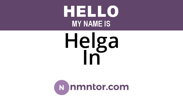 Helga In