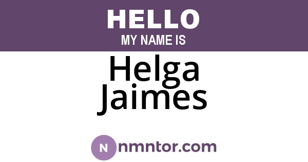 Helga Jaimes