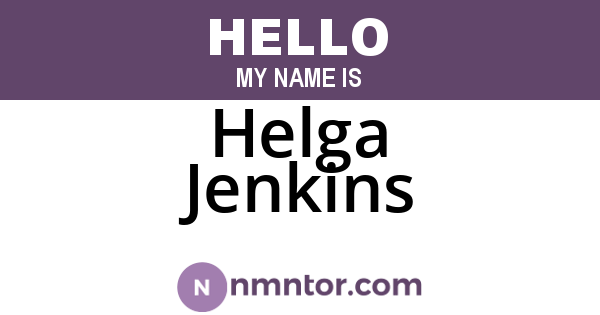 Helga Jenkins