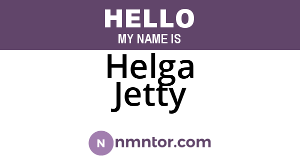 Helga Jetty