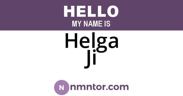 Helga Ji