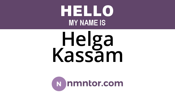 Helga Kassam