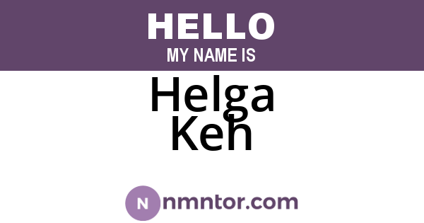 Helga Keh