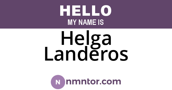 Helga Landeros