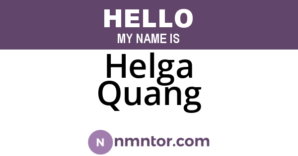 Helga Quang