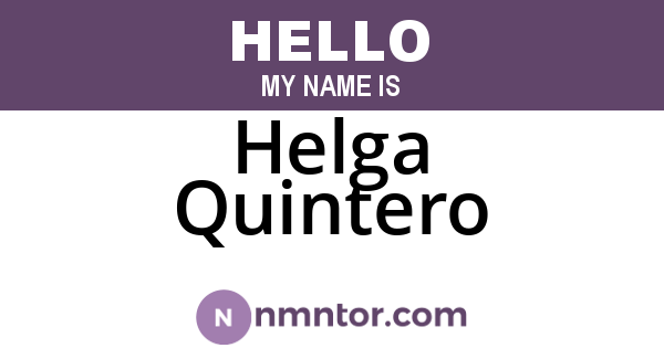 Helga Quintero