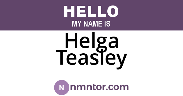 Helga Teasley