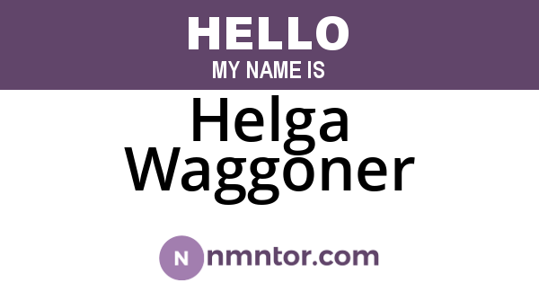 Helga Waggoner