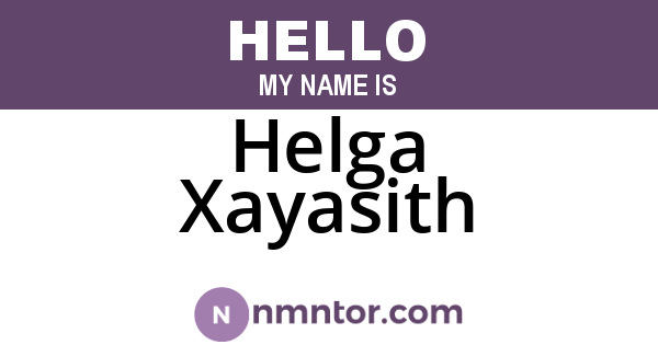Helga Xayasith