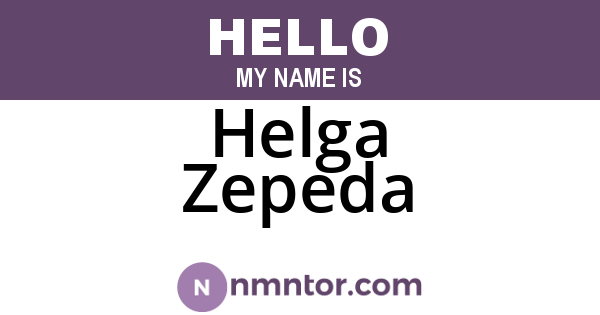 Helga Zepeda