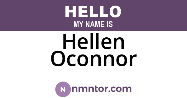 Hellen Oconnor