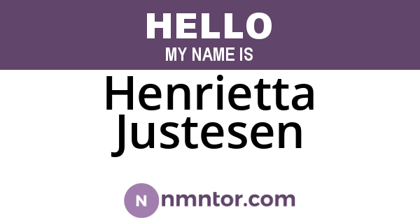 Henrietta Justesen