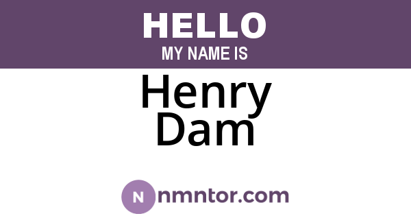 Henry Dam