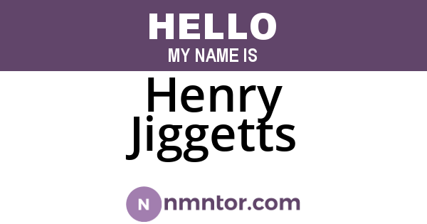 Henry Jiggetts