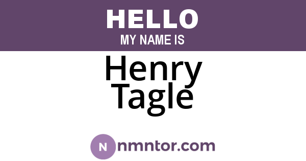 Henry Tagle