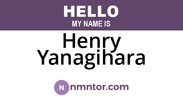 Henry Yanagihara