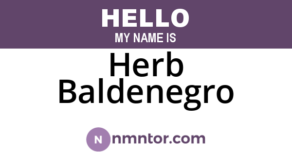 Herb Baldenegro