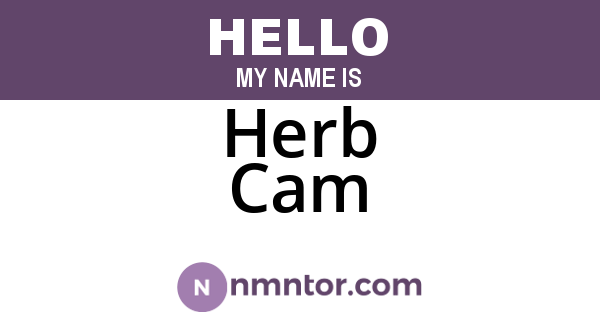Herb Cam