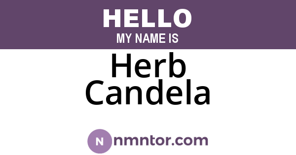 Herb Candela