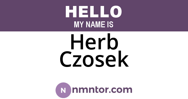Herb Czosek