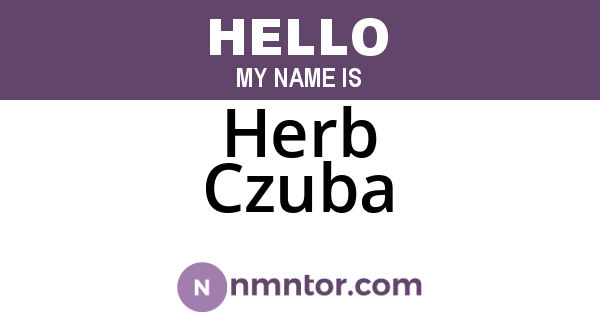 Herb Czuba