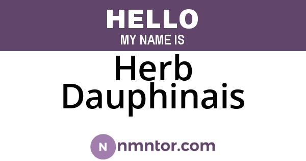 Herb Dauphinais
