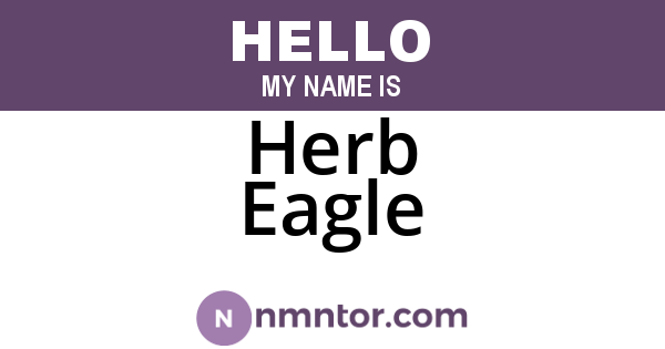 Herb Eagle