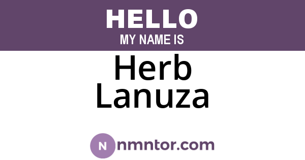 Herb Lanuza