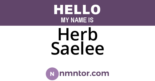 Herb Saelee