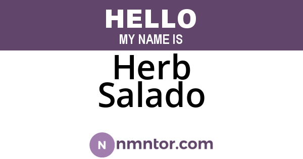 Herb Salado
