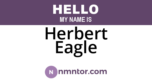 Herbert Eagle