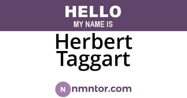 Herbert Taggart