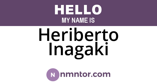 Heriberto Inagaki