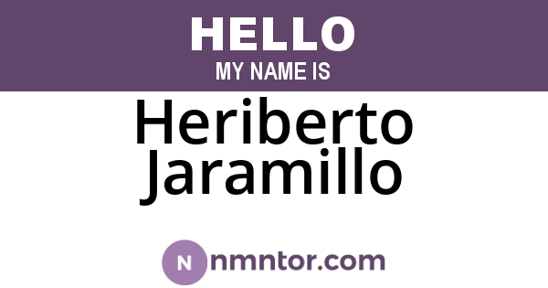 Heriberto Jaramillo