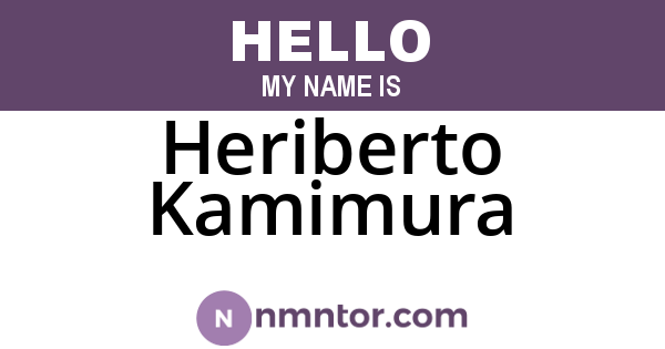 Heriberto Kamimura