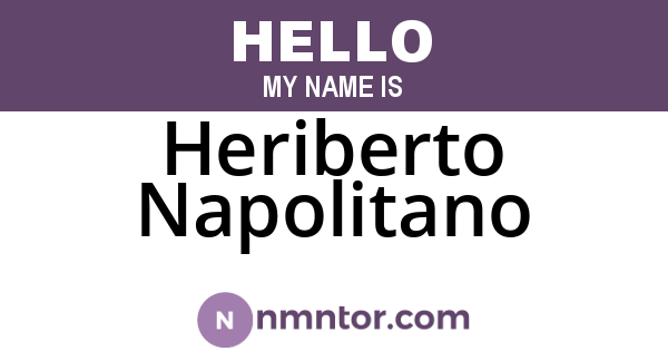 Heriberto Napolitano