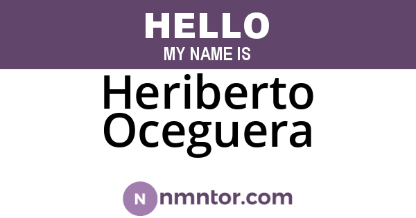 Heriberto Oceguera