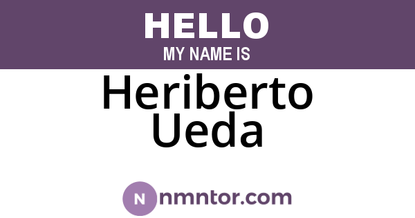 Heriberto Ueda