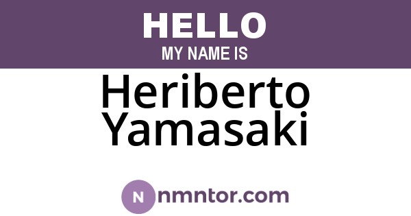 Heriberto Yamasaki