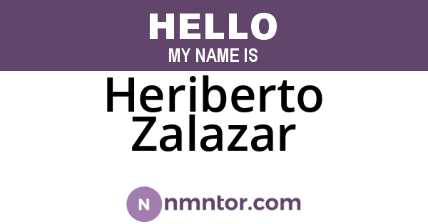 Heriberto Zalazar