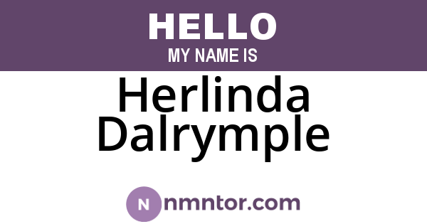 Herlinda Dalrymple