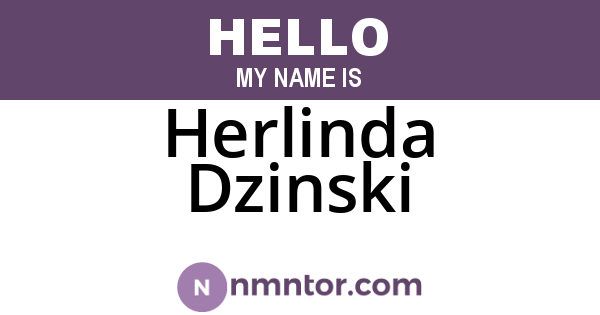 Herlinda Dzinski